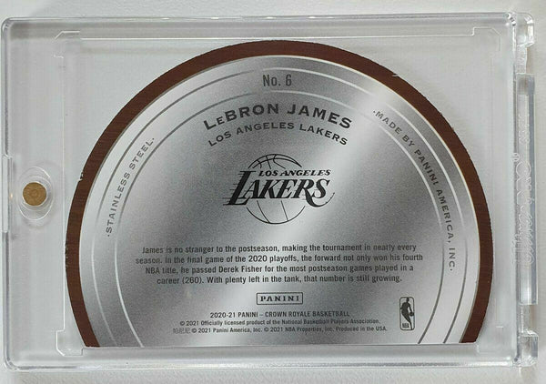 2020 Crown Royale LeBron James #6 TEST OF TIME SP /99 - Ready to Grade