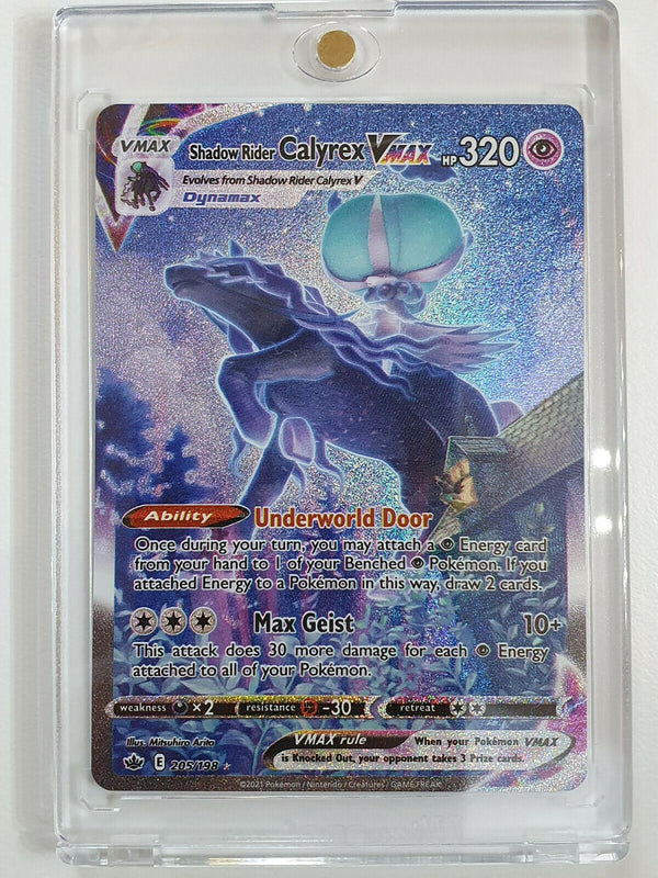 Shadow Rider Calyrex VMAX Alternative Art 205/198 Chilling Reign - Pack Fresh