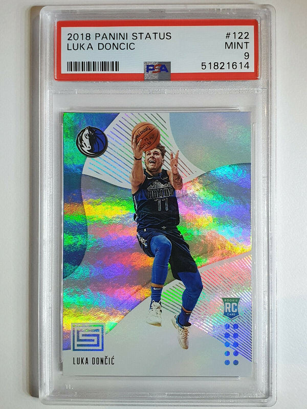 2018-19 Panini Status Luka Doncic Rookie #122 - PSA 9