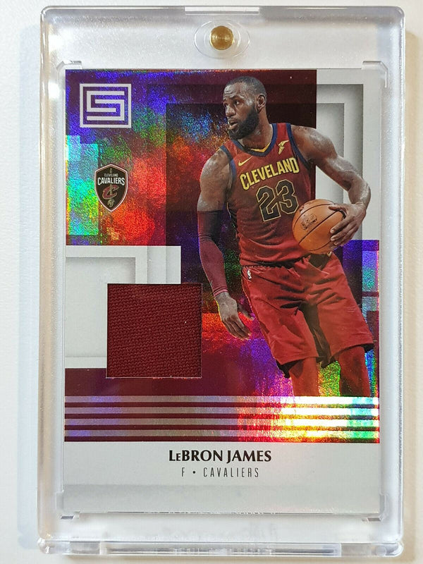 2017 Panini Status Lebron James #Patch Game Worn Jersey - Ready to Grade