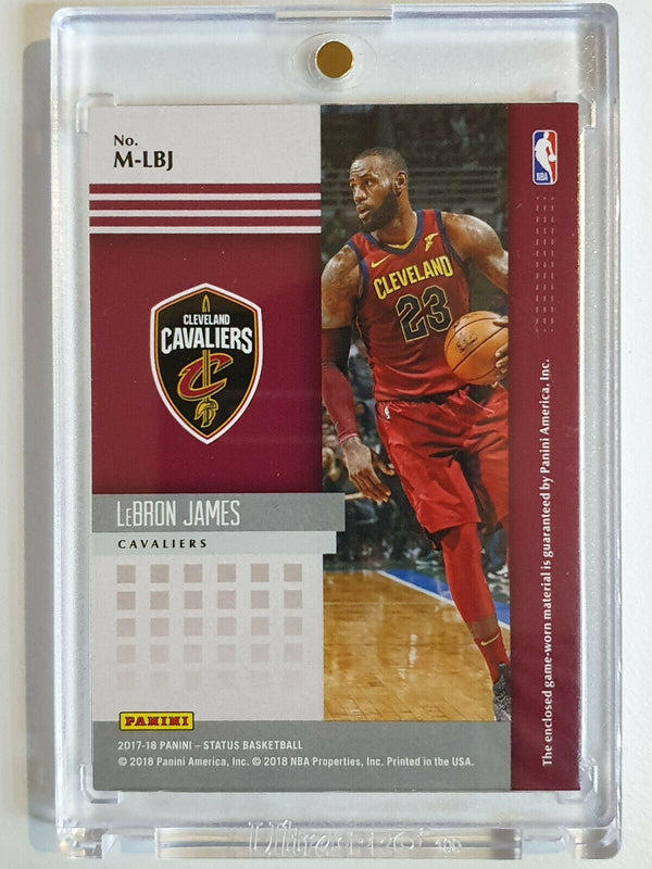 2017 Panini Status Lebron James #Patch Game Worn Jersey - Ready to Grade