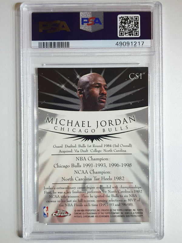 1998 Topps Chrome Michael Jordan #CS1 CHAMPION SPIRIT - PSA 9