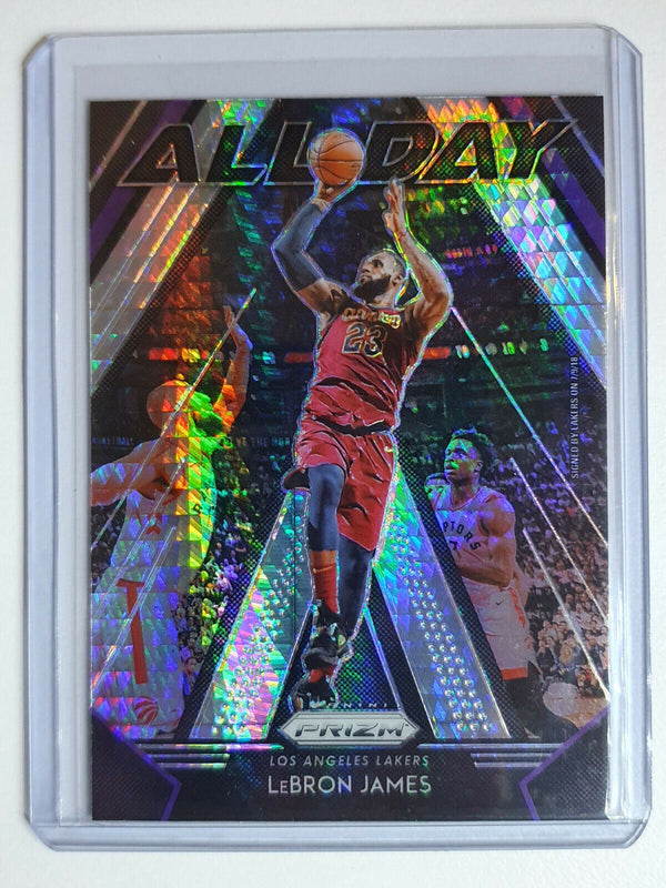 2018 Panini Prizm LeBron James #1 #10 HYPER Prizm Lot - Ready to Grade