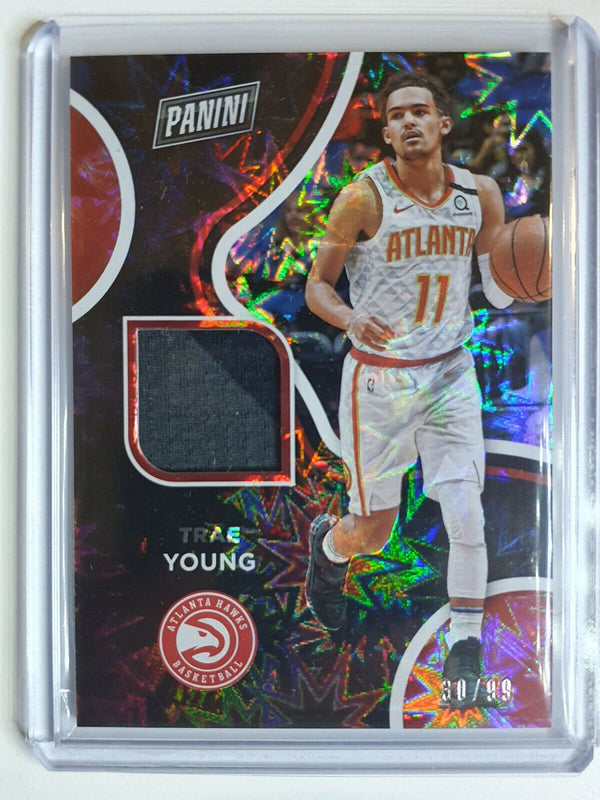 2020 Panini Player Trae Young #Patch /99 (Game Worn Jersey) - Ready to Grade