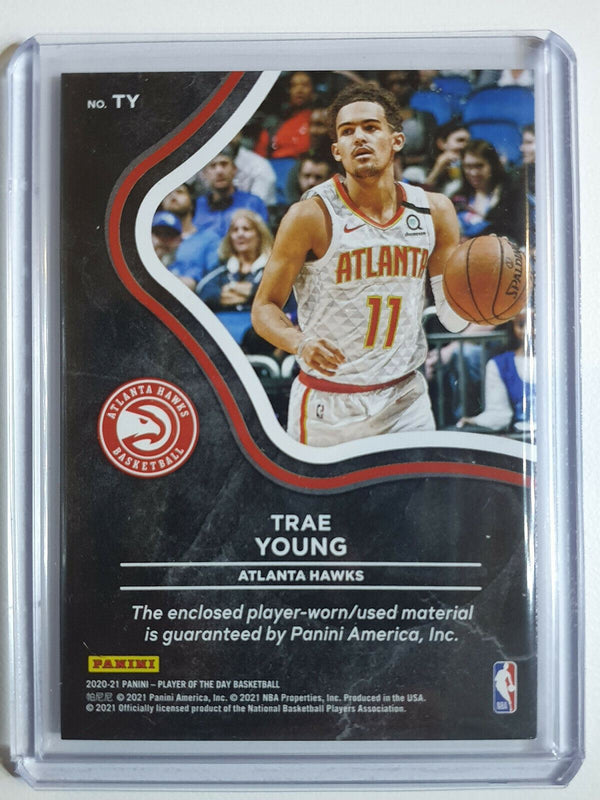 2020 Panini Player Trae Young #Patch /99 (Game Worn Jersey) - Ready to Grade