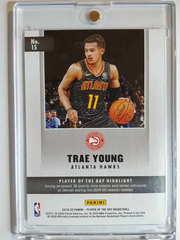 2019 Panini Trae Young #15 ELECTRIC RAIN Prizm /99 - Ready to Grade