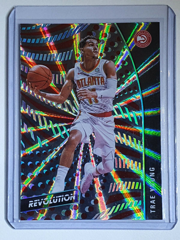 2020 Panini Revolution Trae Young #65 SUNBURST Prizm /75 - Ready to Grade