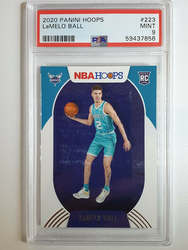 2020 Panini NBA Hoops Lamelo Ball Rookie #223 - PSA 9