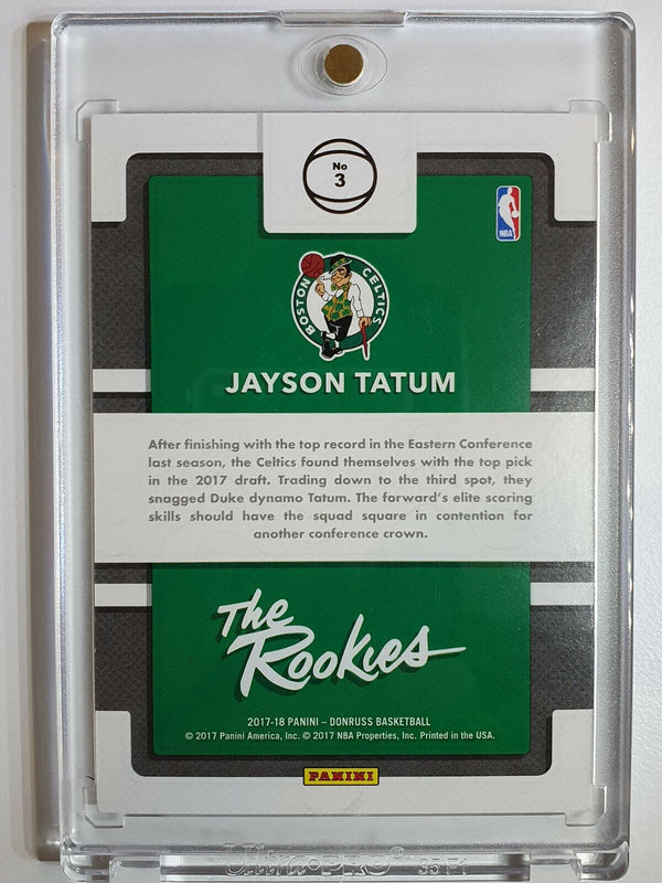 2017 Donruss Jayson Tatum Rookie #3 The Rookies - Ready for Grading