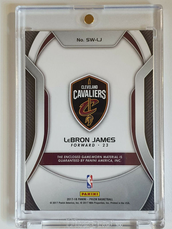 2017 Panini Prizm Lebron James Game Worn Jersey Patch - Ready to Grade