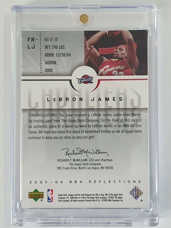 2005 Upper Deck Lebron James #PATCH Game Worn Jersey - Ready to Grade