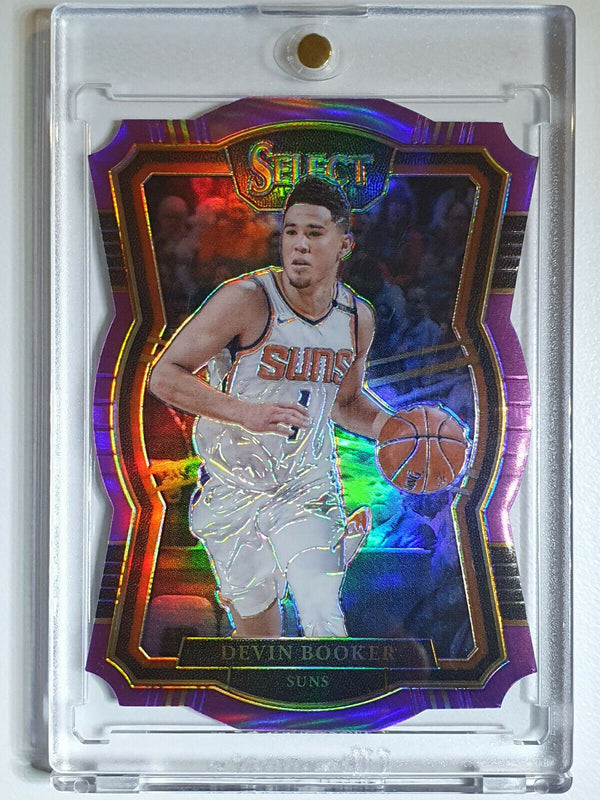 2017 Select Devin Booker #115 PURPLE Prizm /99 Die Cut - Ready to Grade