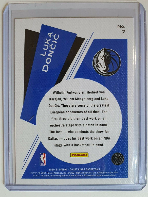 2020-21 Panini Court Kings Luka Doncic #7 Maestro - Ready for Grading