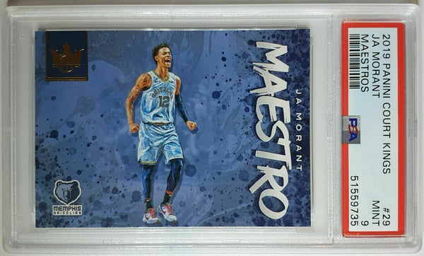 2019 Court Kings Ja Morant Rookie #29 Maestro RC - PSA 9