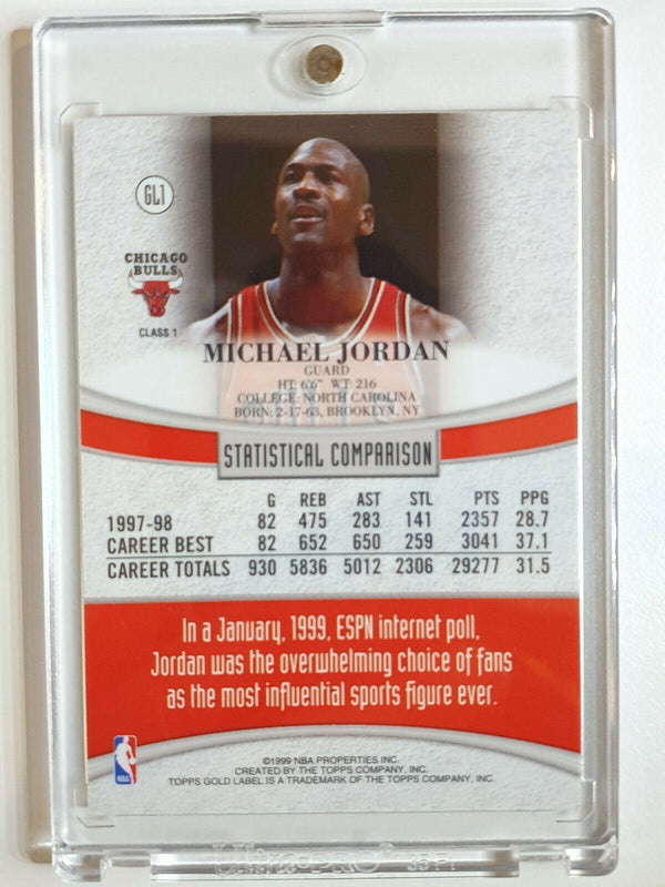 1998-99 Topps Gold Label Michael Jordan #GL1 HOLO FOIL - Ready to Grade