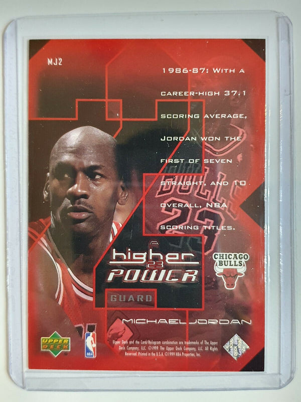 1998-99 UD Michael Jordan Higher Power #MJ2 HOLO Insert - Ready to Grade