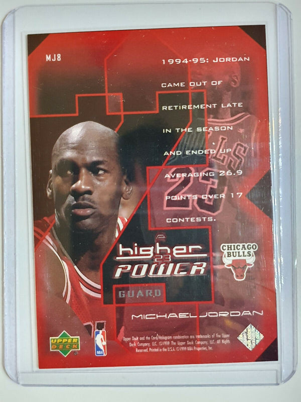 1998-99 UD Michael Jordan Higher Power #MJ8 HOLO Insert - Ready to Grade