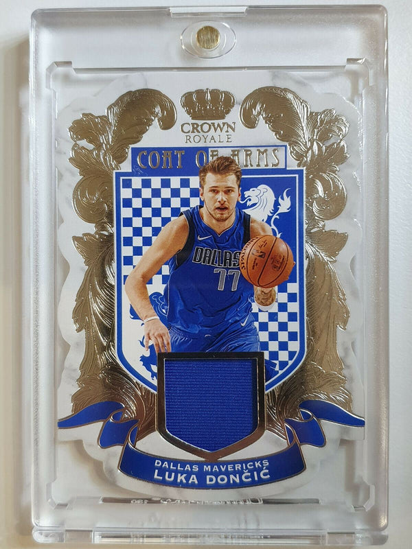 2020 Crown Royale Luka Doncic #Patch Game Worn Jersey - Ready to Grade