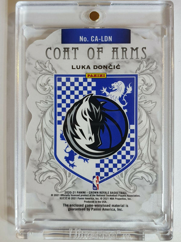 2020 Crown Royale Luka Doncic #Patch Game Worn Jersey - Ready to Grade