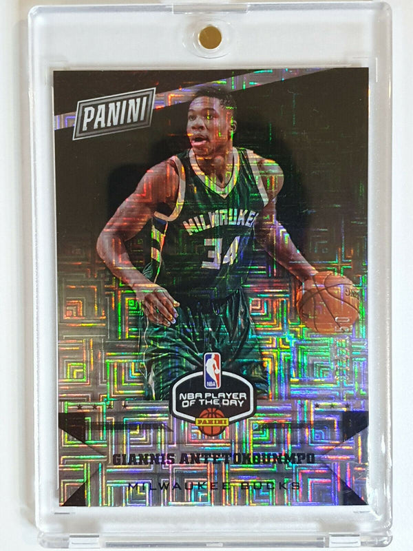 2017 Panini Giannis Antetokounmpo #21 ESCHER SQUARES /150 - Ready to Grade