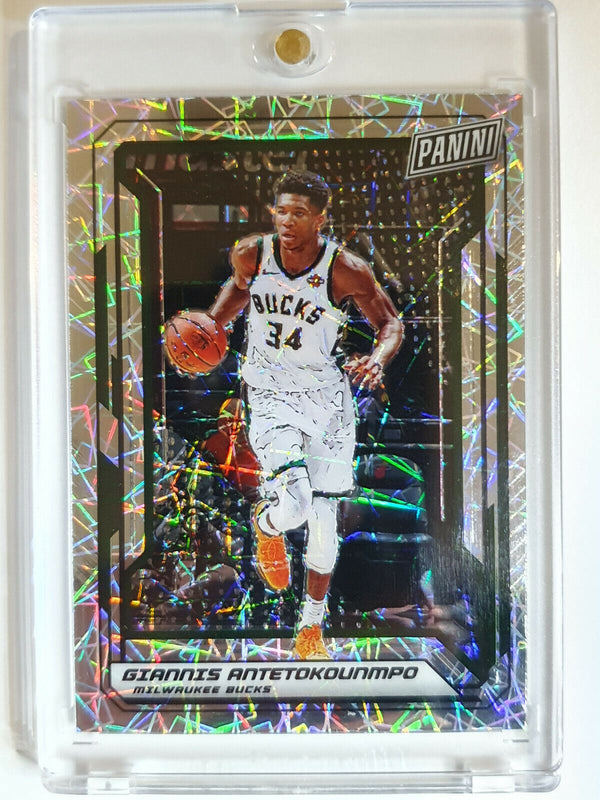 2019 The National Giannis Antetokounmpo #35 SILVER LASER - Ready to Grade