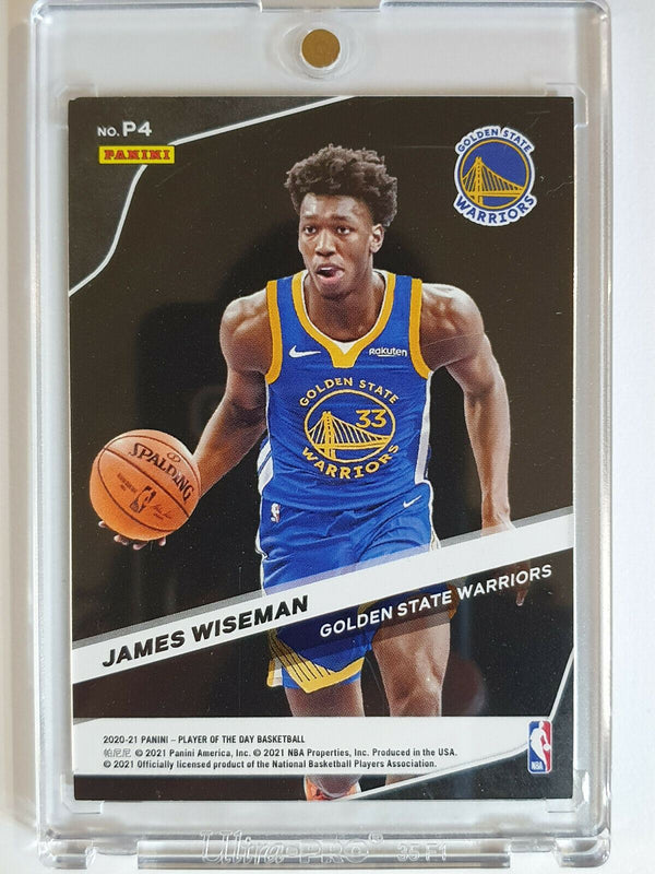 2020 Panini James Wiseman #P4 Player Of The Day /50 - Ready to Grade