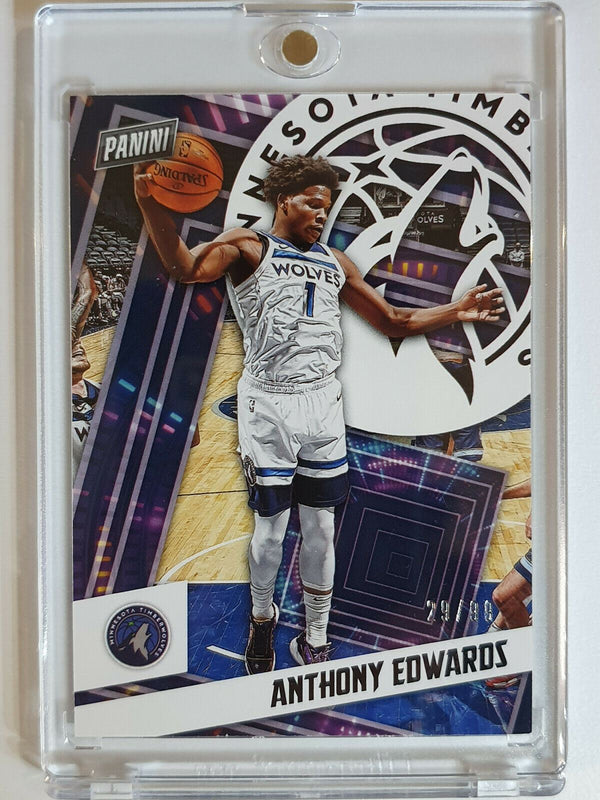 2020 Panini Anthony Edwards #92 Player Of The Day /99 - Ready to Grade