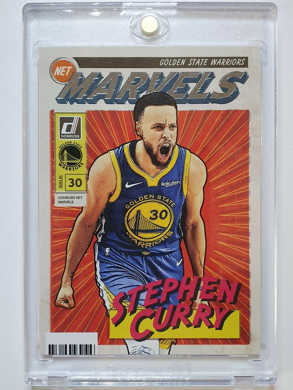 2019 Panini Donruss Stephen Curry #18 NET MARVELS - Ready for Grading