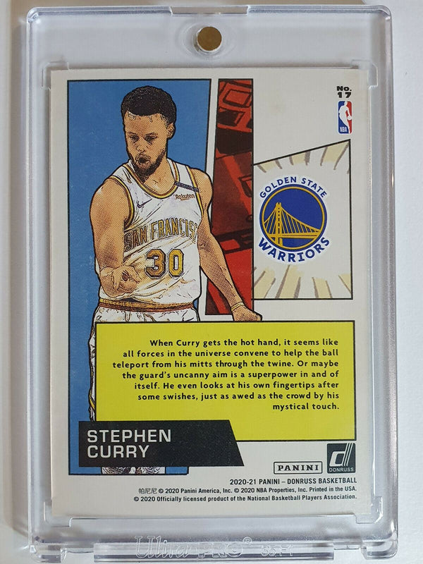 2020 Panini Donruss Stephen Curry #17 NET MARVELS - Ready for Grading