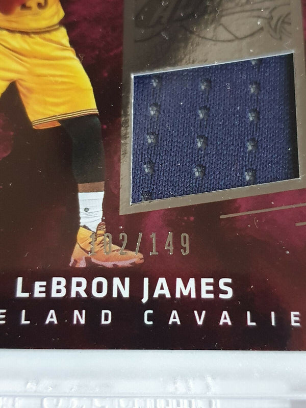 2016 Absolute Lebron James #PATCH RED /149 Game Worn Jersey - Ready to Grade