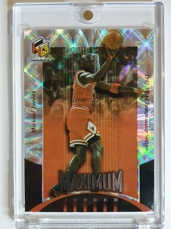 1999 Upper Deck Michael Jordan #MJ5 HOLO GrFX Maximum MJ - Ready to Grade