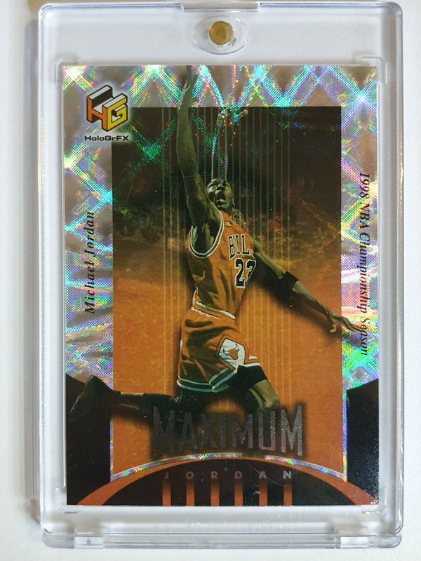 1999 Upper Deck Michael Jordan #MJ6 HOLO GrFX Maximum MJ - Ready to Grade