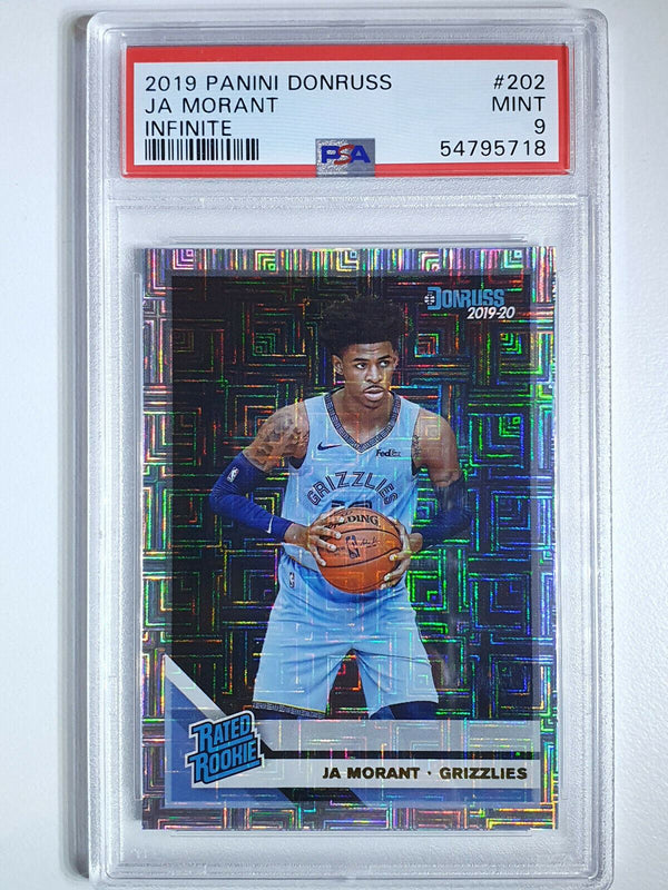 2019 Donruss Ja Morant Rated Rookie #202 INFINITE Prizm - PSA 9