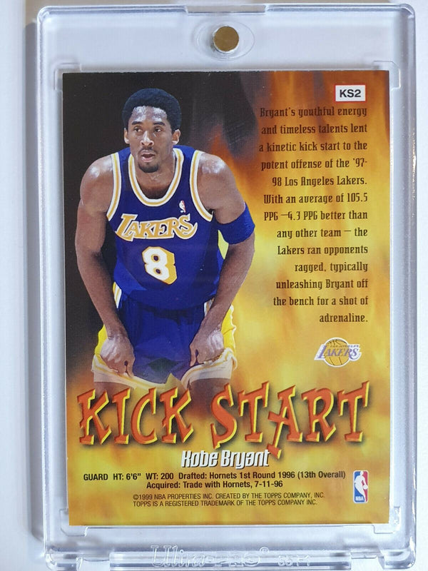 1998 Topps Kobe Bryant #KS2 Kick Start HOLO FOIL - Ready to Grade