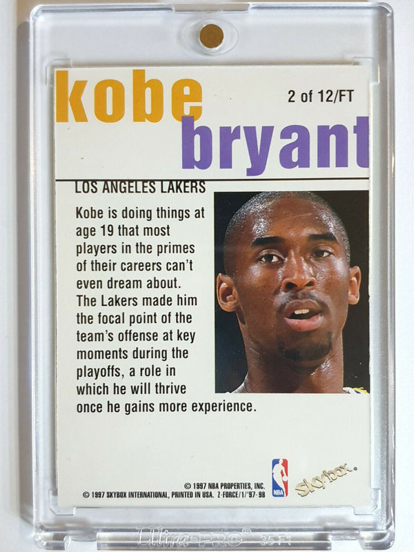 1997 Skybox Z-Force Kobe Bryant #2 FAST TRACK - Ready to Grade