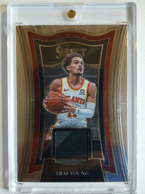 2020 Panini Select Trae Young #JERSEY Game Worn Patch - Ready to Grade