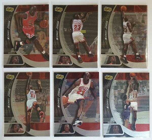 1998-99 Upper Deck Michael Jordan IONIX LOT OF 6 Cards - Ready for Grading