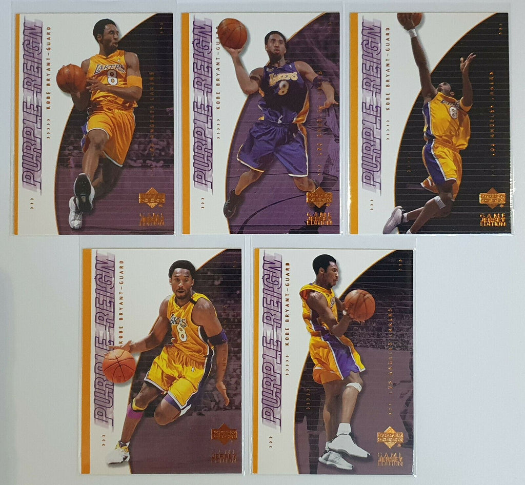 2000 Upper Deck Kobe Bryant PURPLE REIGN LOT OF 15 (Set) - Ready