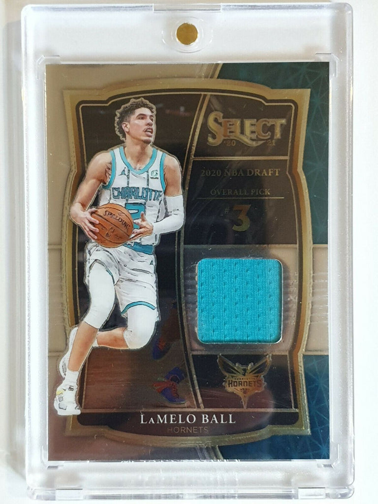 LAMELO BALL 2020 SELECT JERSEY PATCH ROOKIE RC #SP-LB HORNETS