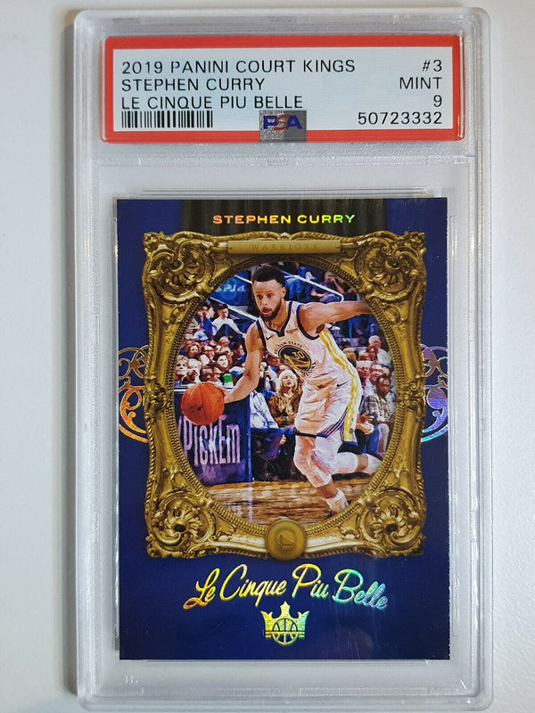 2019 Court Kings Stephen Curry #3 Le Cinque Piu Belle CASE HIT - PSA 9 (POP 2)