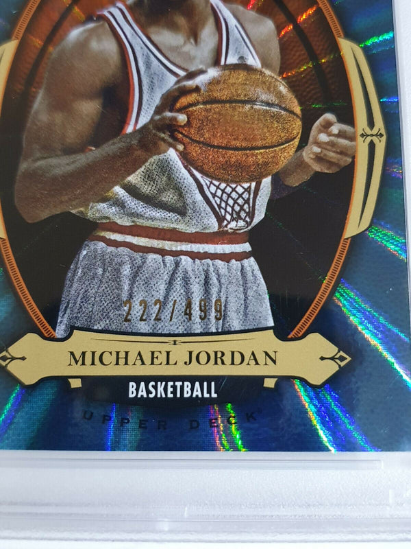 2020 Upper Deck Michael Jordan #GB4 Champions BLUE /499 - PSA 9 (POP 6)