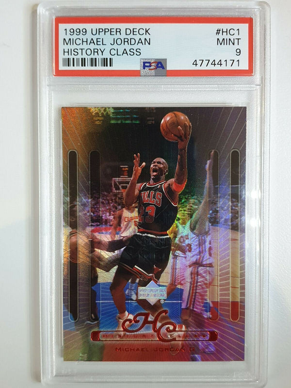 1999 Upper Deck Michael Jordan #HC1 History Class HOLO FOIL - PSA 9