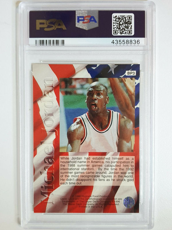 1995 Upper Deck Michael Jordan #BP3 Ball Park GOLD FOIL - PSA 9 (POP 4)