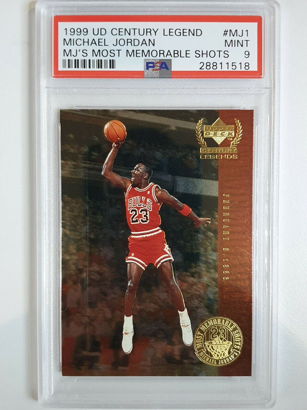 1999 Upper Deck Michael Jordan #MJ1 CENTURY LEGEND HOLO - PSA 9
