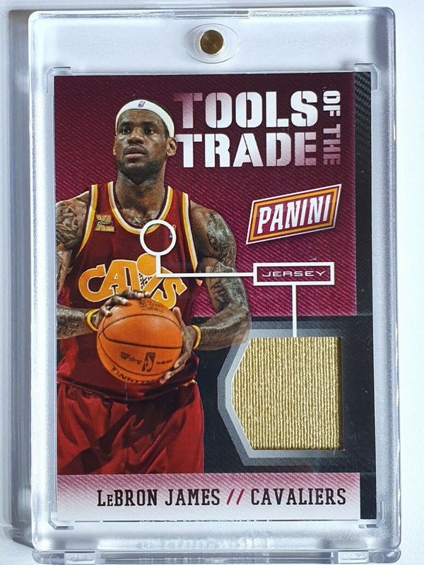 2014 Panini National Lebron James #PATCH Game Worn Jersey - Ready to Grade