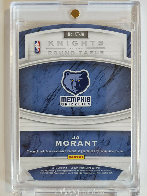 2019 Crown Royale Ja Morant Rookie #Patch (Player Worn Jersey) - Good Condition