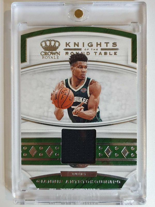 2019 Crown Royale Giannis Antetokounmpo #Patch (Game Worn Jersey) - Gem