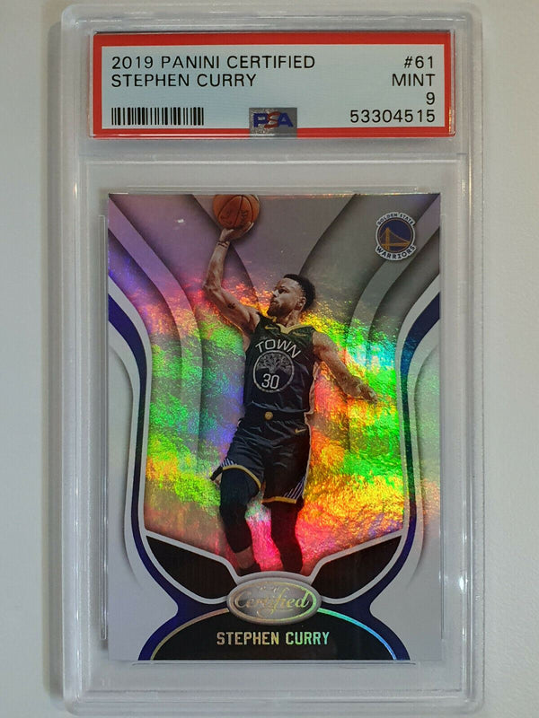 2019 Panini Certified Stephen Curry #61 Silver Foil - PSA 9 (POP 4)