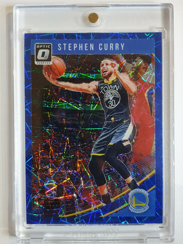 2018 Donruss Optic Stephen Curry #2 BLUE VELOCITY Prizm - Ready to Grade