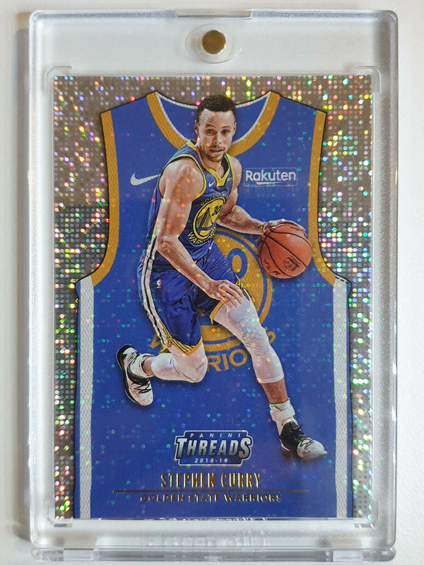 2018 Panini Threads Stephen Curry #174 DAZZLE Prizm - Ready to Grade